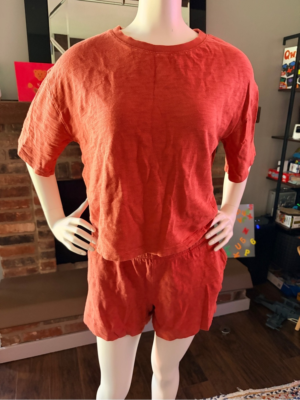 Universal Thread Rust Orange Set - Picture 2 of 9